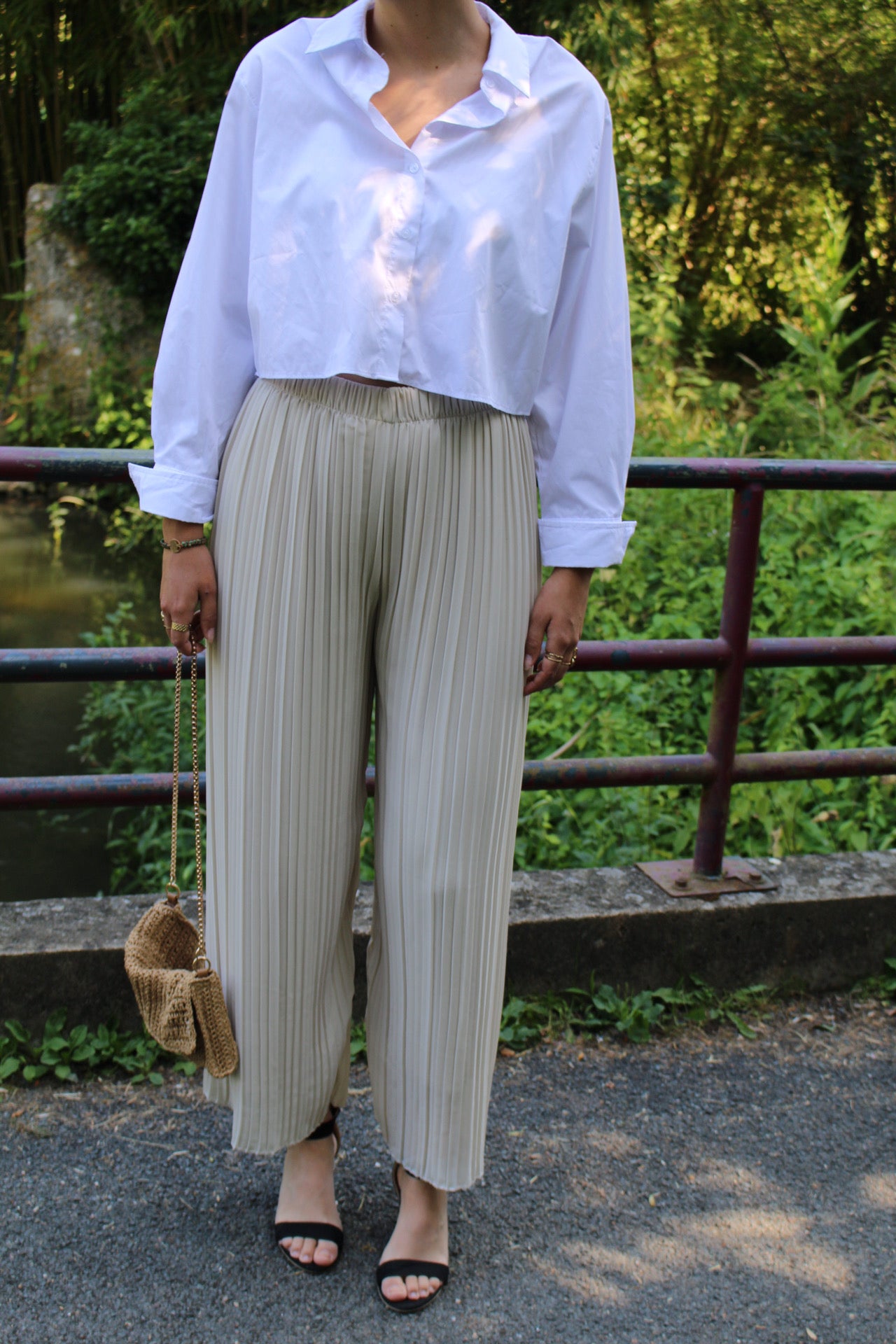 Pantalon Chloé Écru