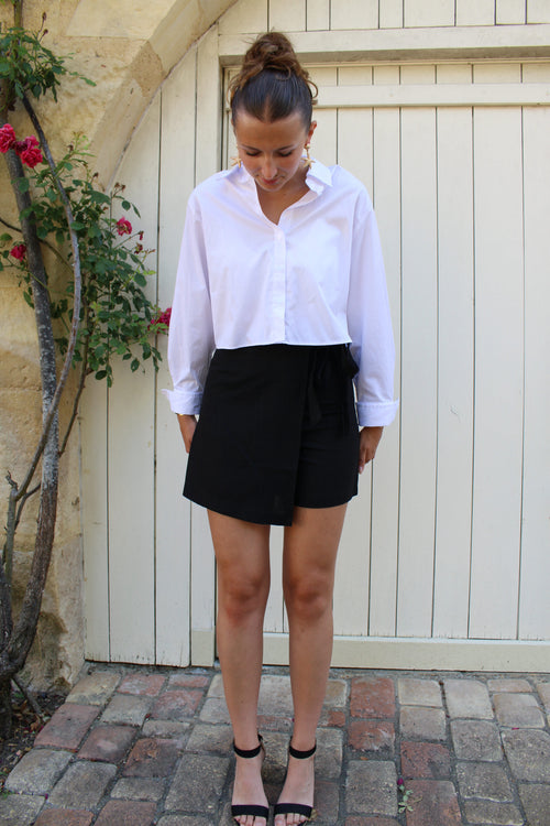 Jupe-short Lina Noir
