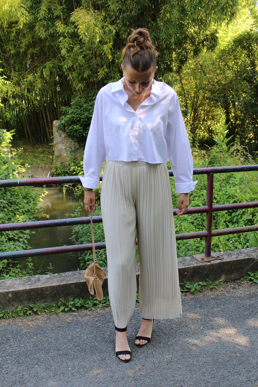 Pantalon Chloé Écru