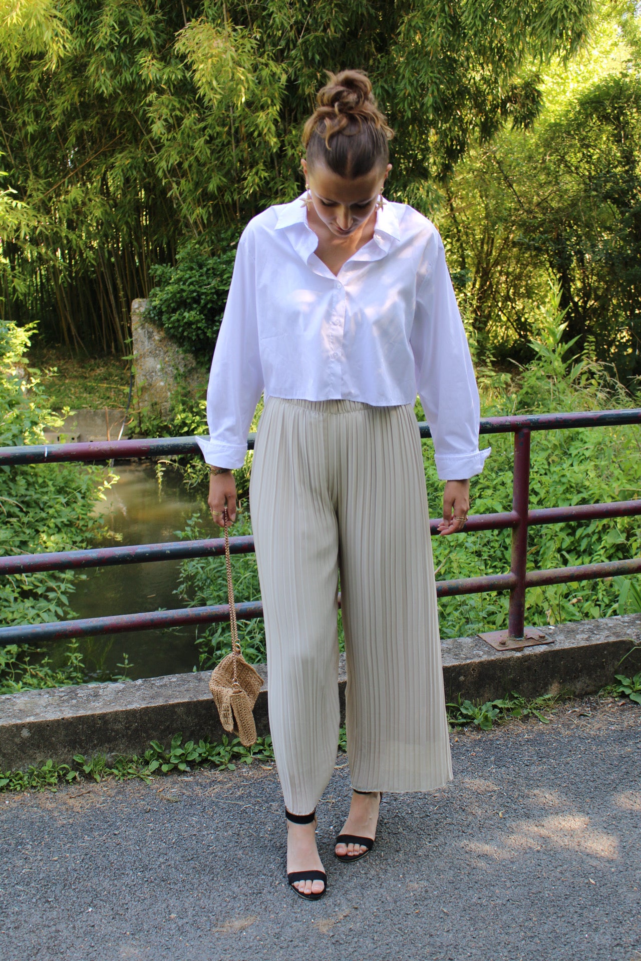 Pantalon Chloé Écru
