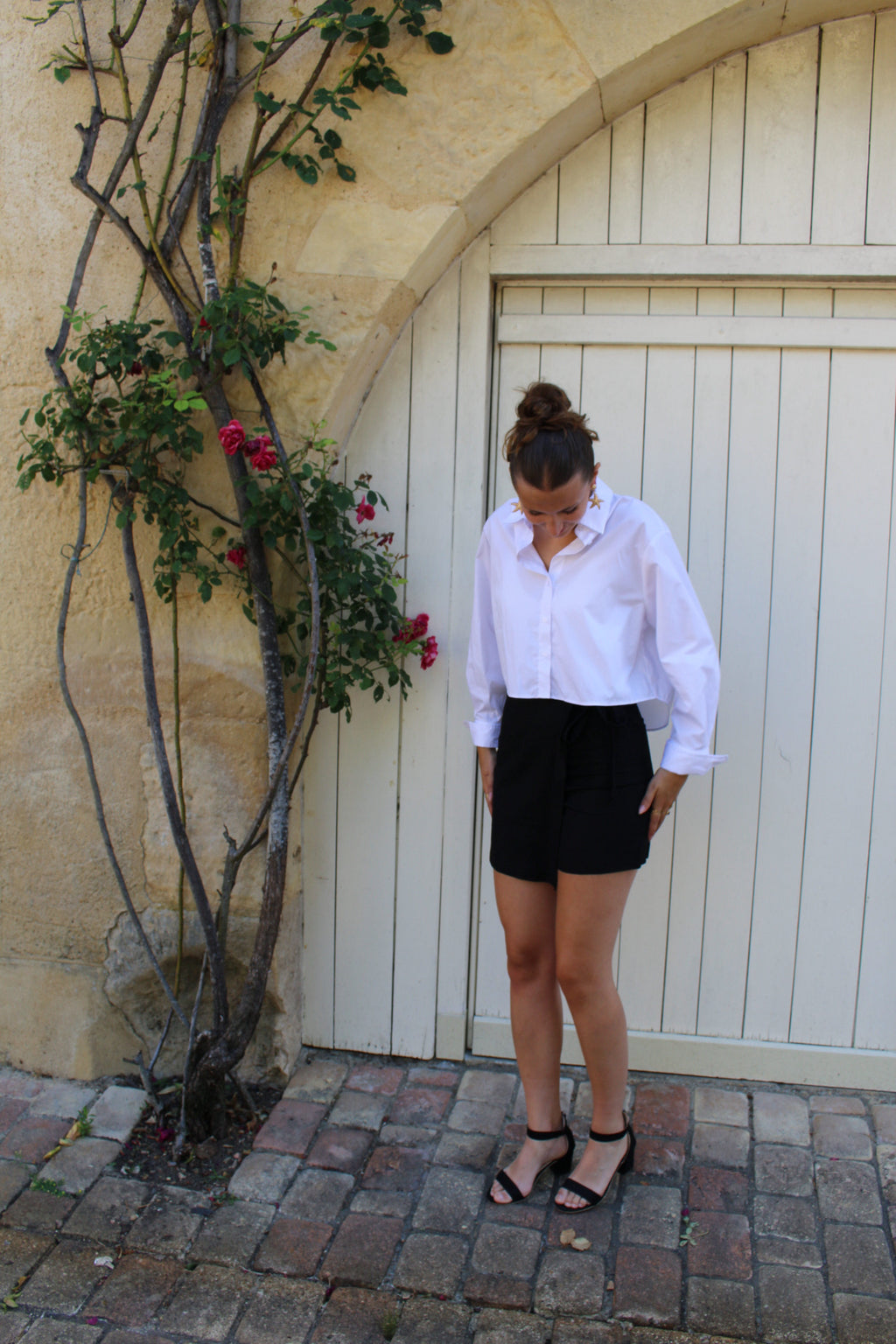 Jupe-short Lina Noir