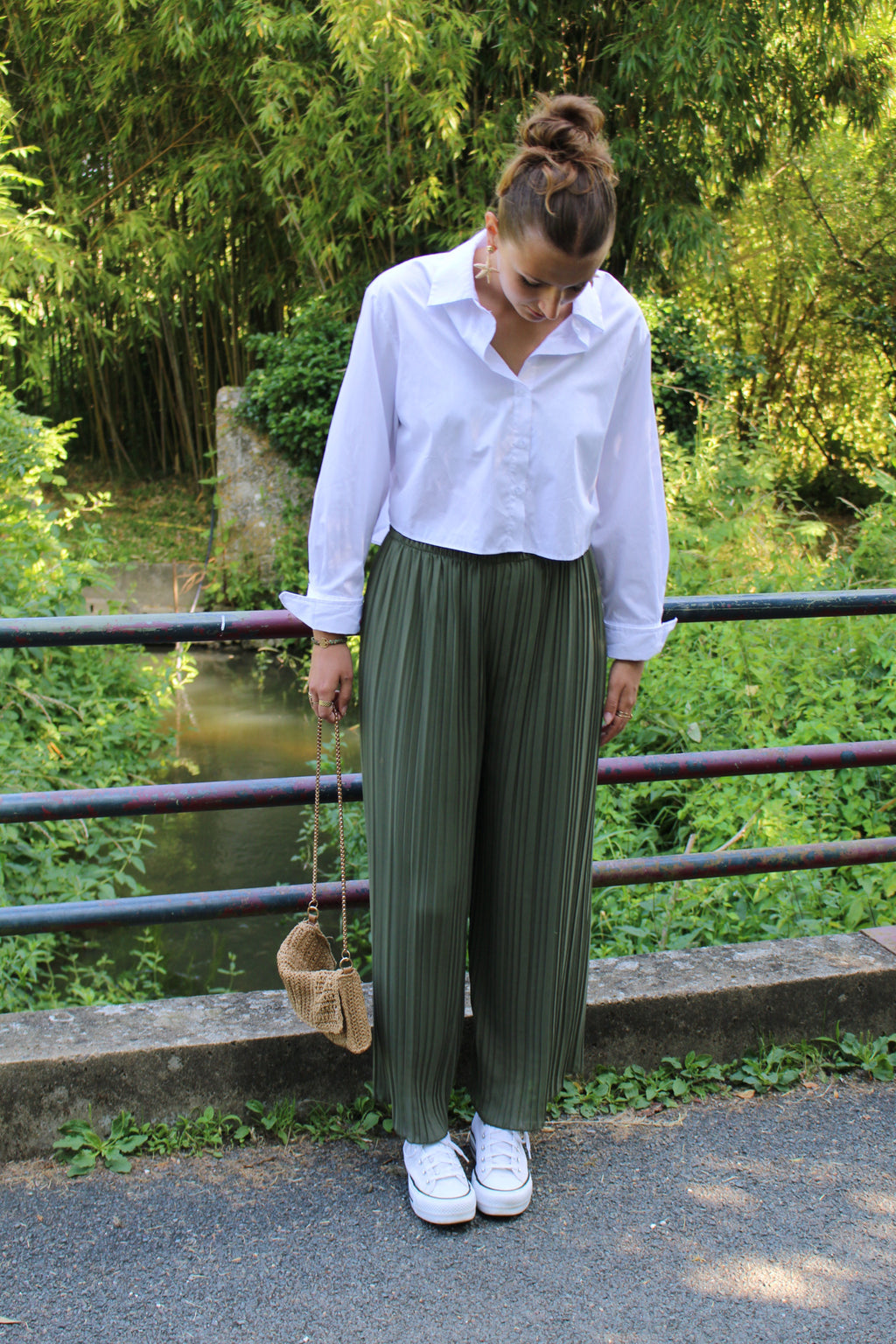 Pantalon Chloé Kaki