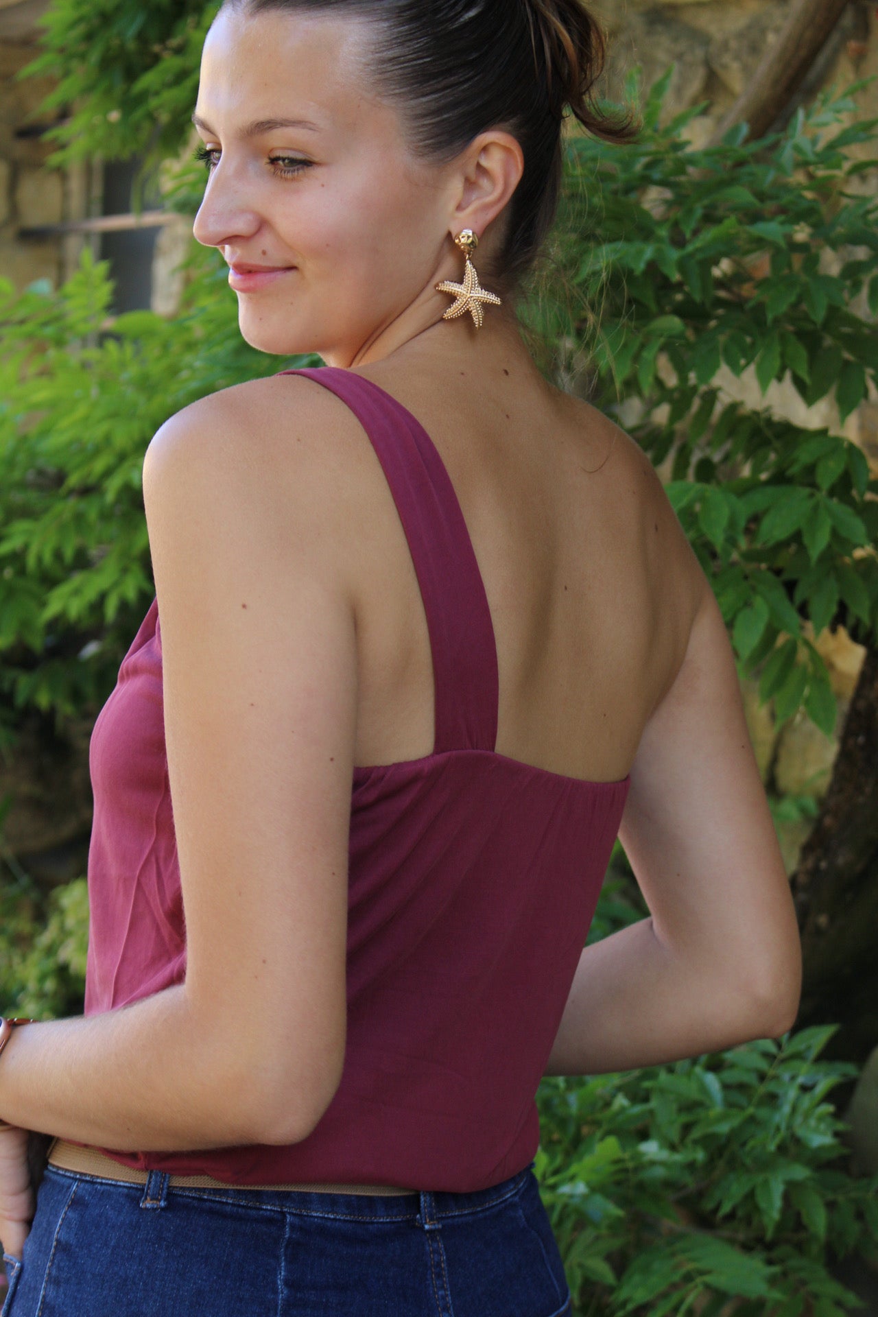 Top Naïa Pourpre