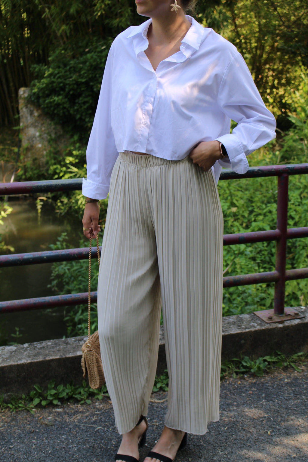 Pantalon Chloé Écru