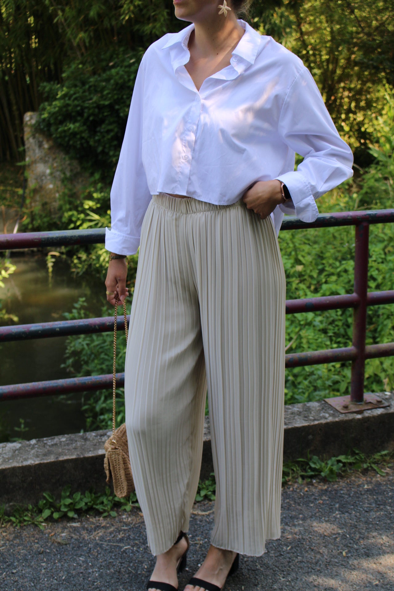 Pantalon Chloé Écru