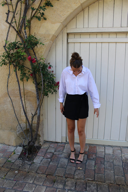 Jupe-short Lina Noir