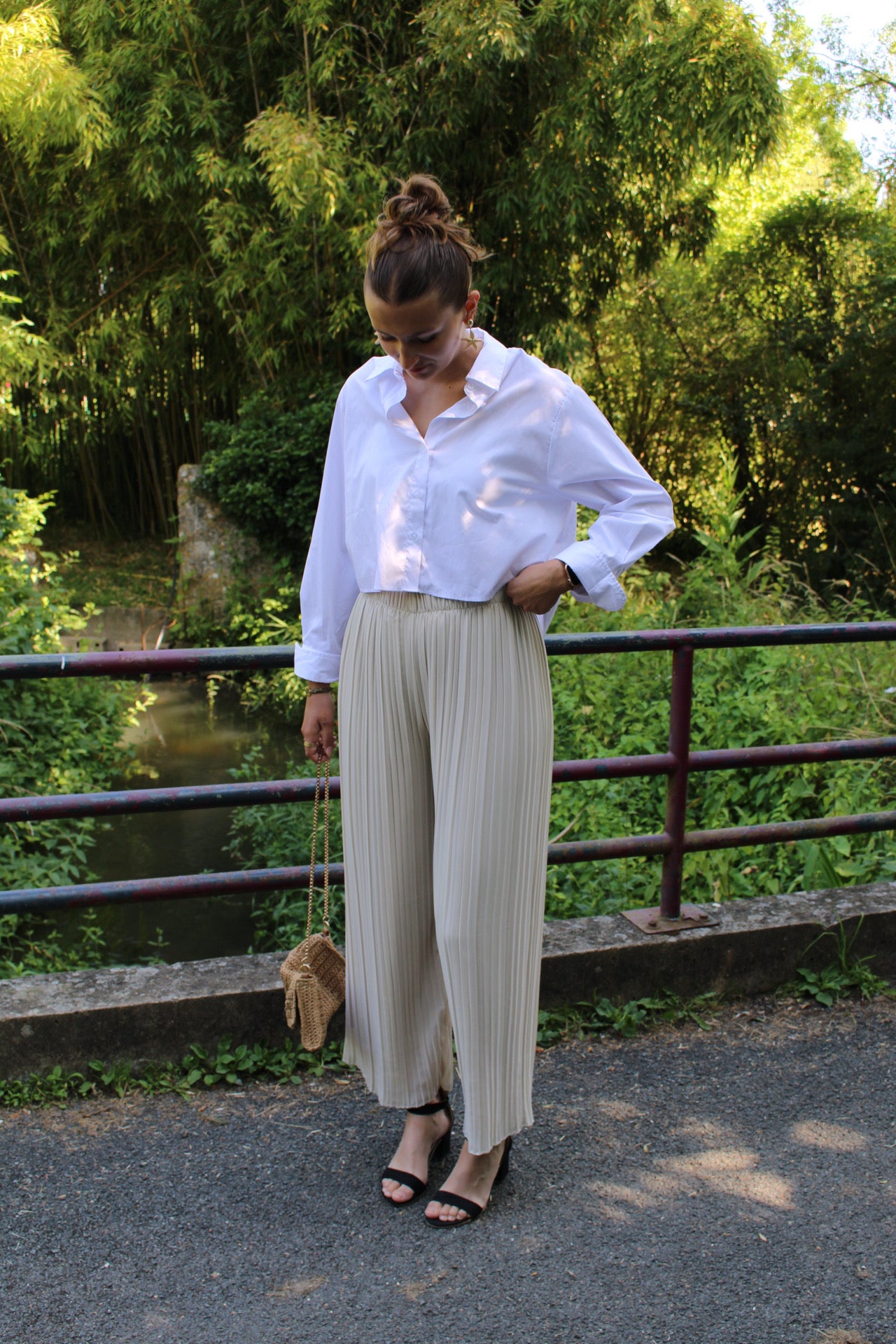 Pantalon Chloé Écru
