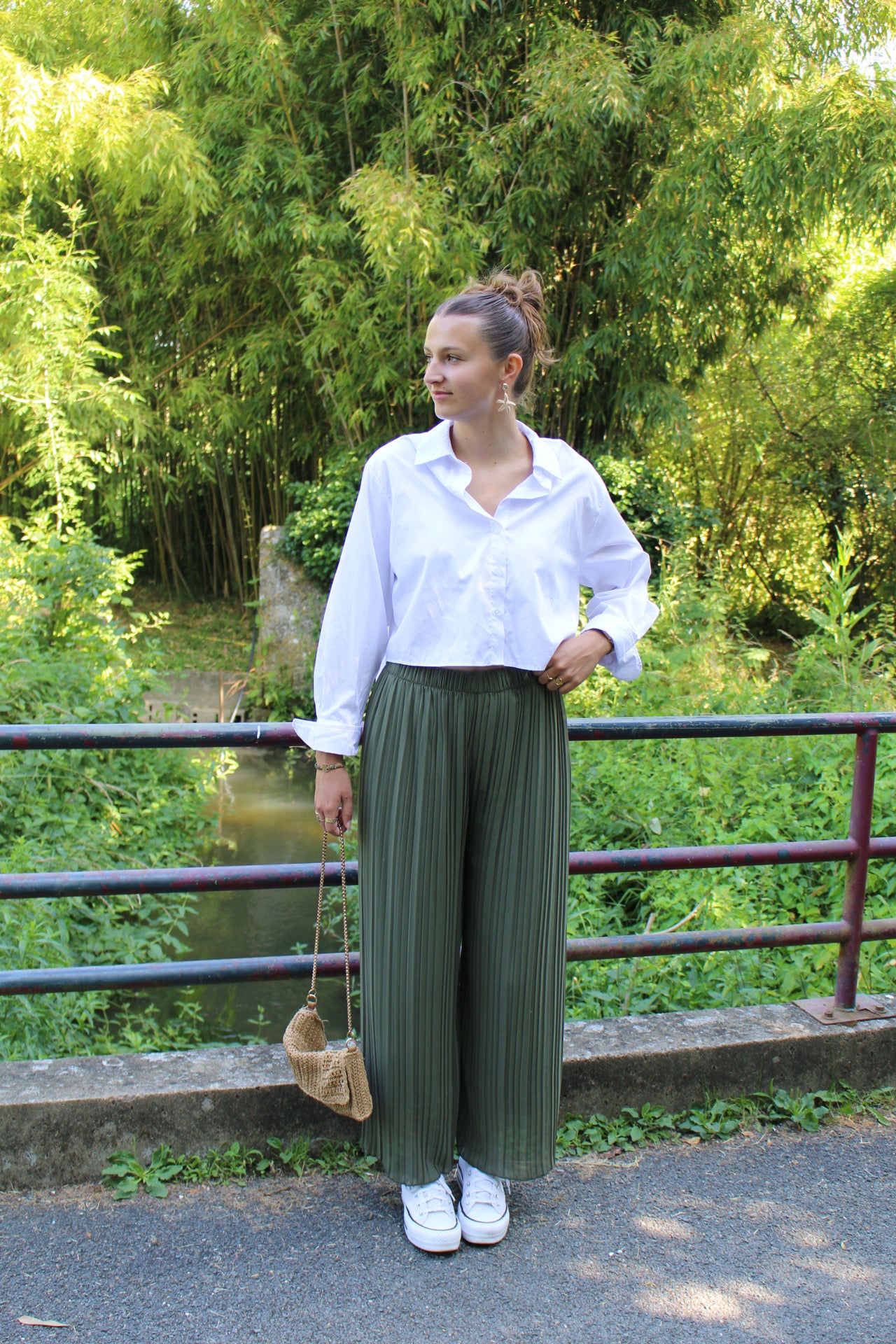 Pantalon Chloé Kaki